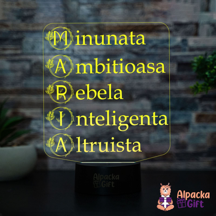 Lampa 3D - Maria [2]