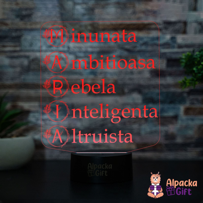 Lampa 3D - Maria [4]