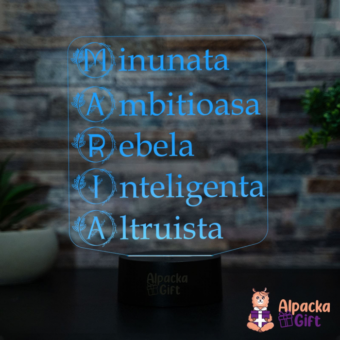 Lampa 3D - Maria [3]