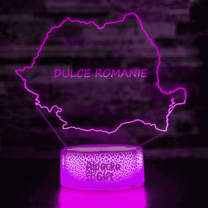 Lampă 3D - Harta Romaniei [4]