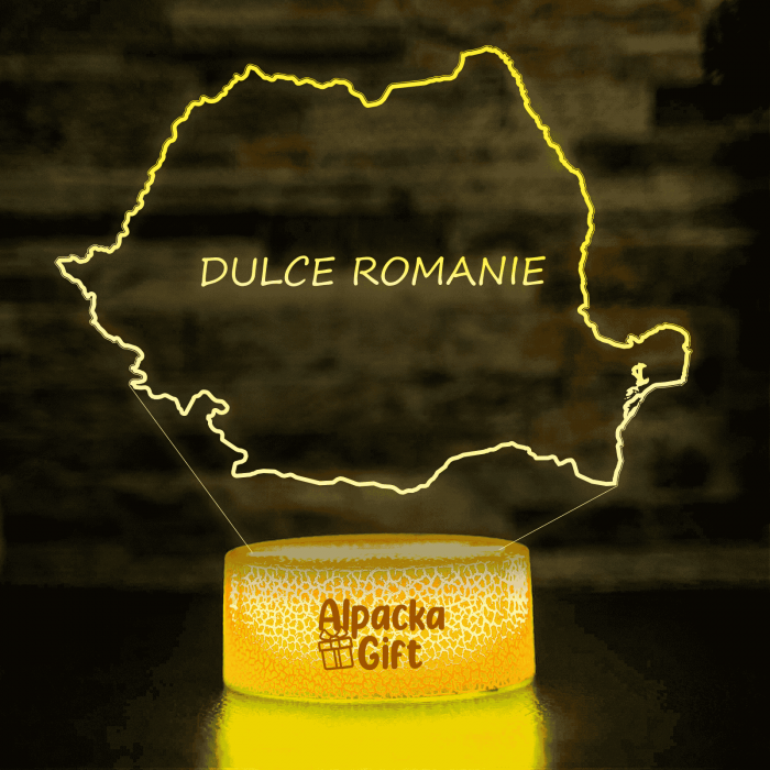 Lampă 3D - Harta Romaniei [3]
