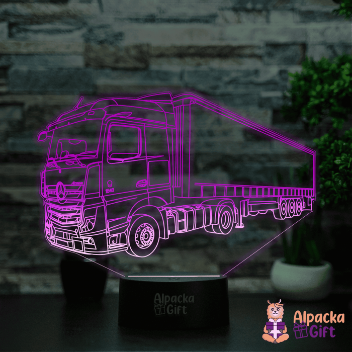 Lampă 3D - Mercedes Actros 1848 - Camion [4]