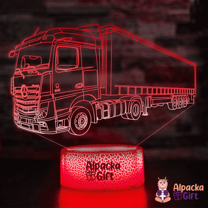 Lampă 3D - Mercedes Actros 1848 - Camion [4]
