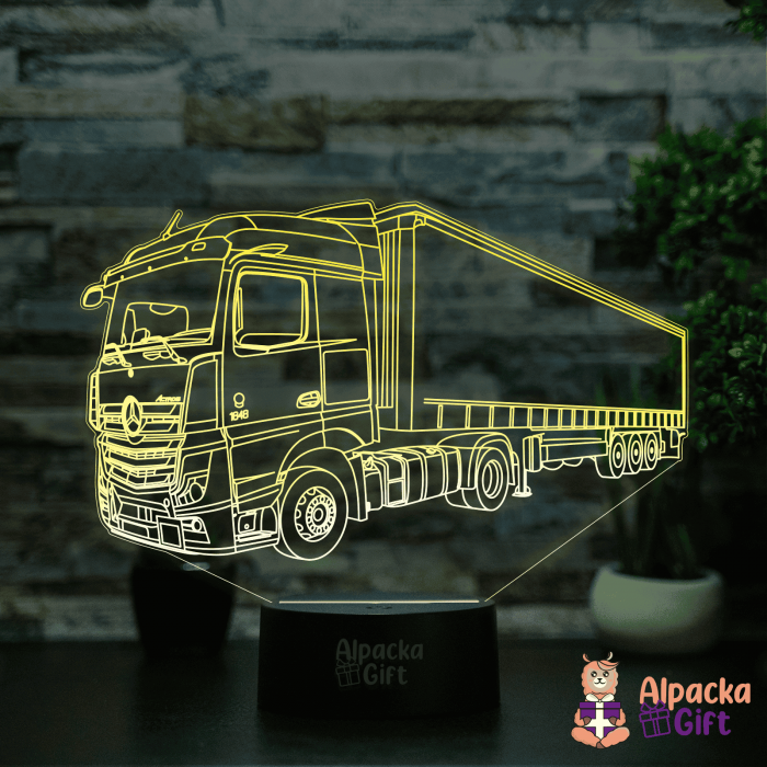 Lampă 3D - Mercedes Actros 1848 - Camion [5]