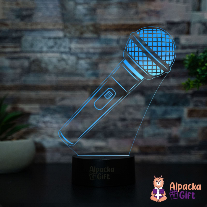 Lampă 3D Microfon [4]