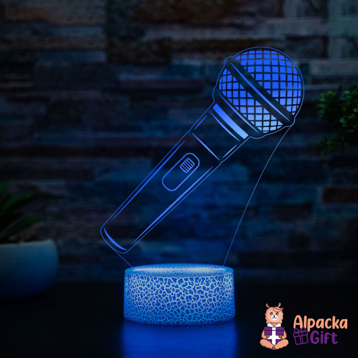 Lampă 3D Microfon [5]
