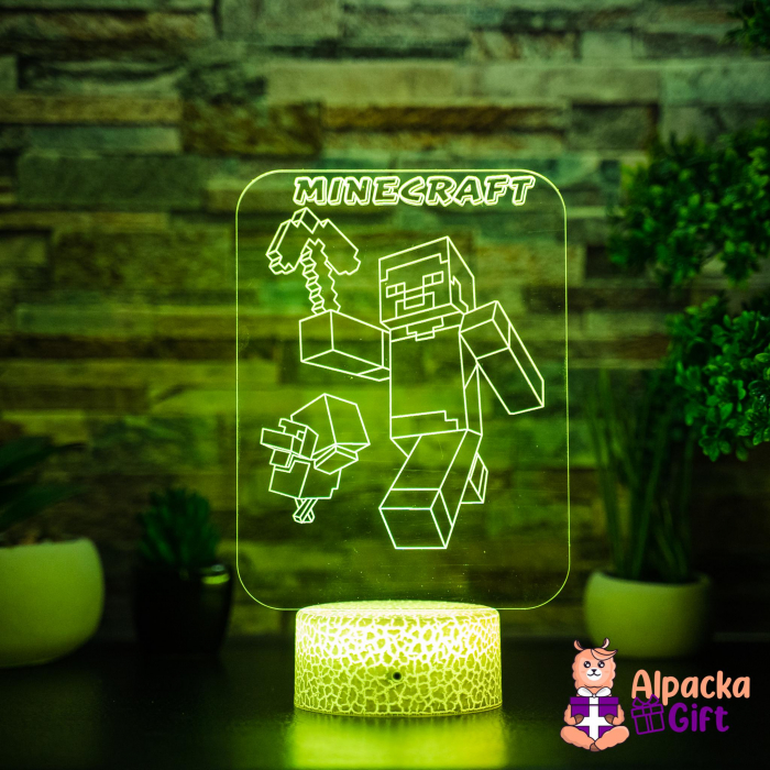 Lampă 3D - Minecraft [2]