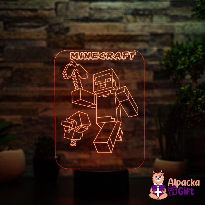 Lampă 3D - Minecraft [2]