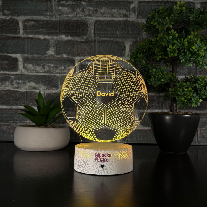 Lampă 3D - Minge de Fotbal [4]