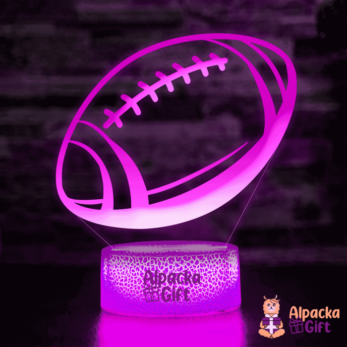 Lampă 3D - Minge de Rugby [4]