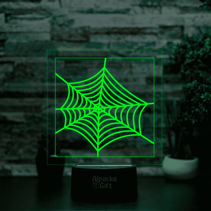 Lampa 3D - Pânză de păianjen [4]