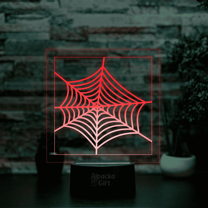 Lampa 3D - Pânză de păianjen [3]