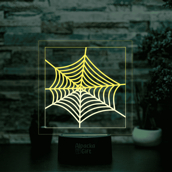 Lampa 3D - Pânză de păianjen [2]