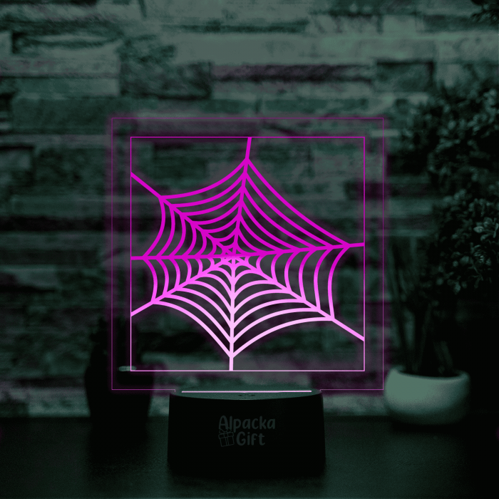 Lampa 3D - Pânză de păianjen [5]