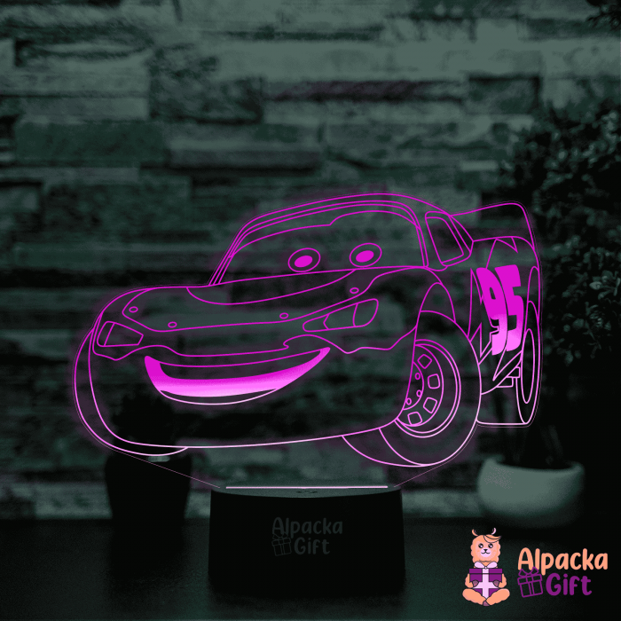 Lampa 3D - Fulger McQueen [3]