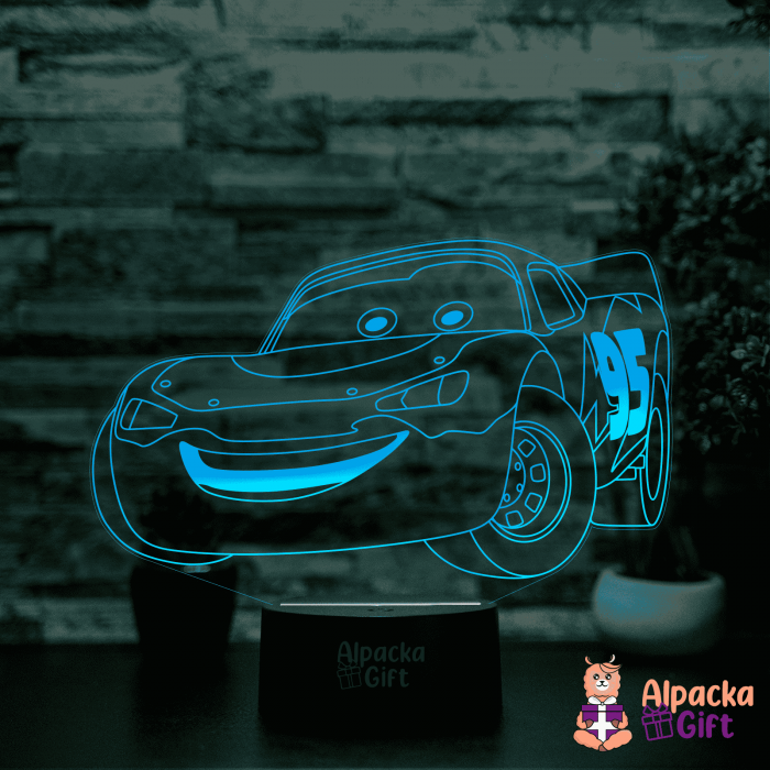 Lampa 3D - Fulger McQueen [2]