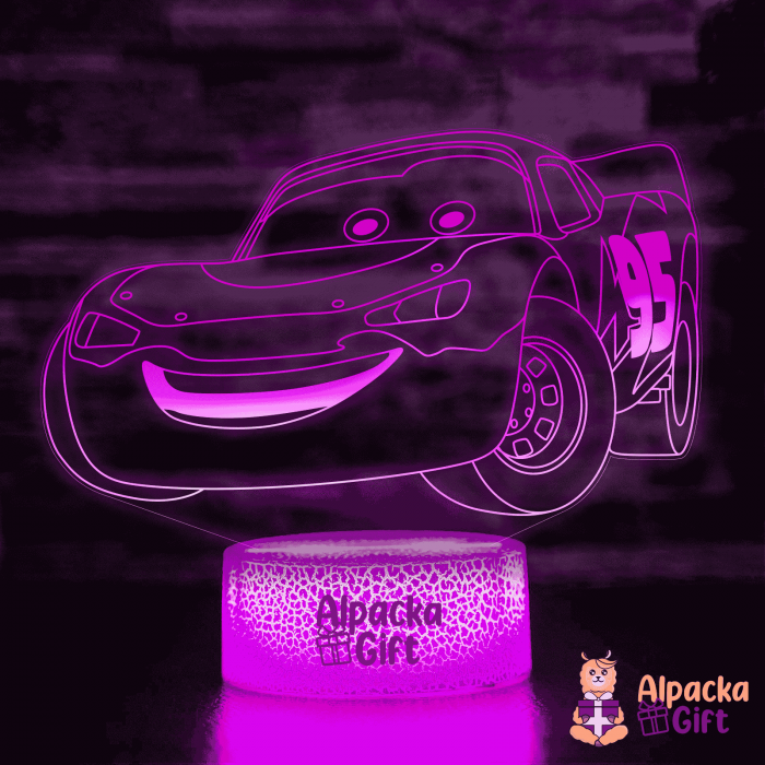 Lampa 3D - Fulger McQueen [4]