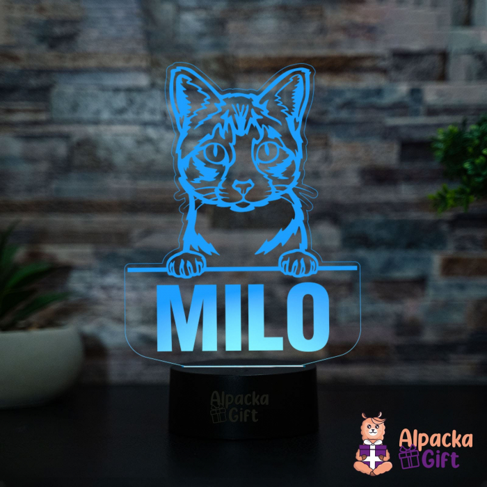 Lampă 3D - Ojos Azules [2]