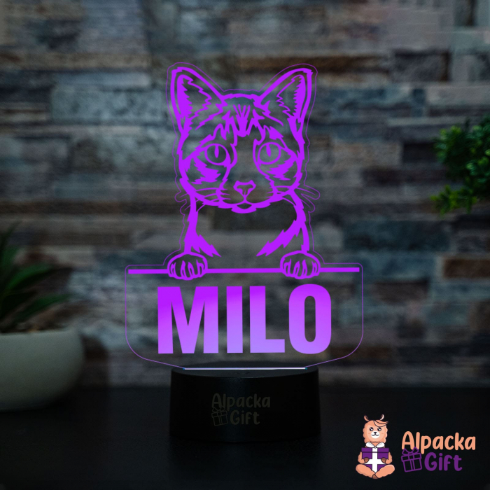 Lampă 3D - Ojos Azules [4]