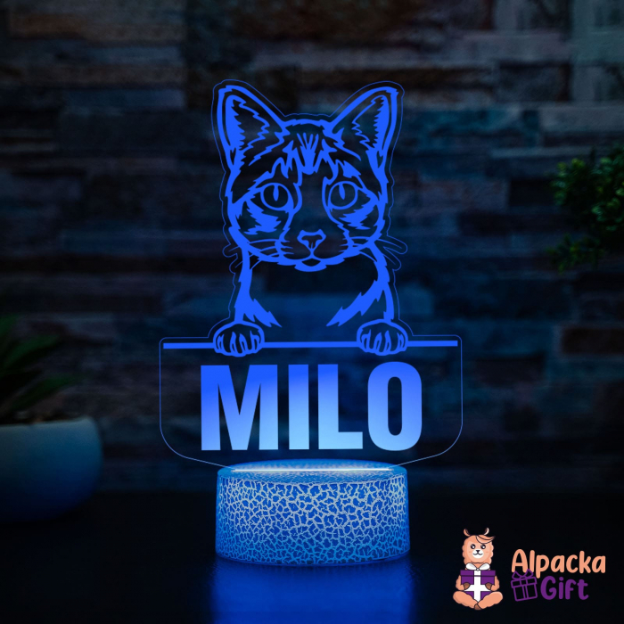 Lampă 3D - Ojos Azules [4]