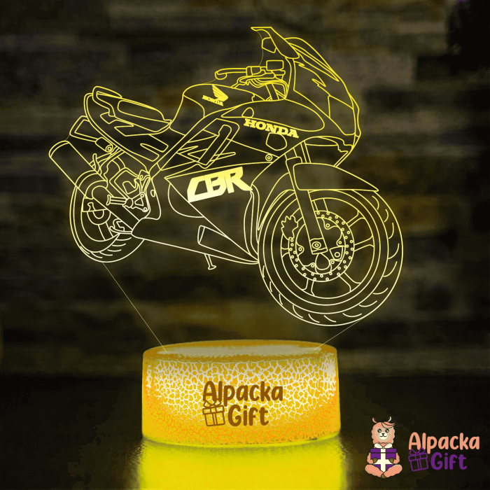 Lampă 3D - Motocicletă Honda [4]