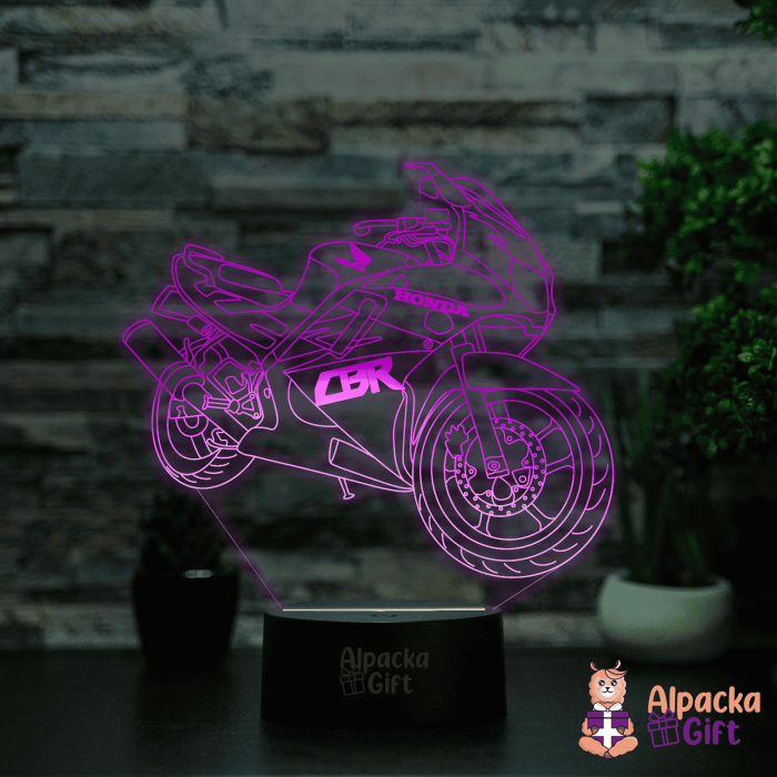 Lampă 3D - Motocicletă Honda [3]