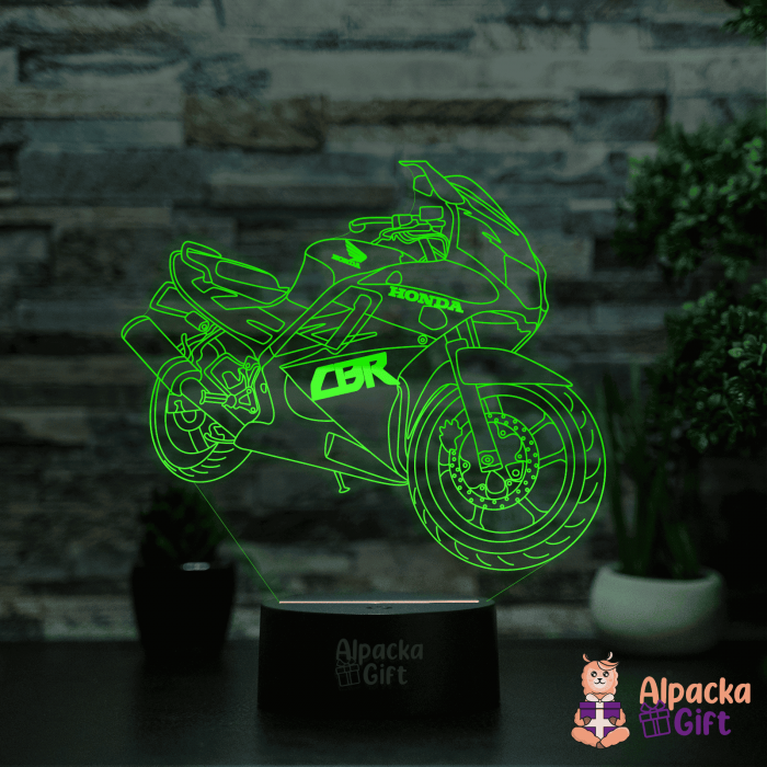 Lampă 3D - Motocicletă Honda [5]