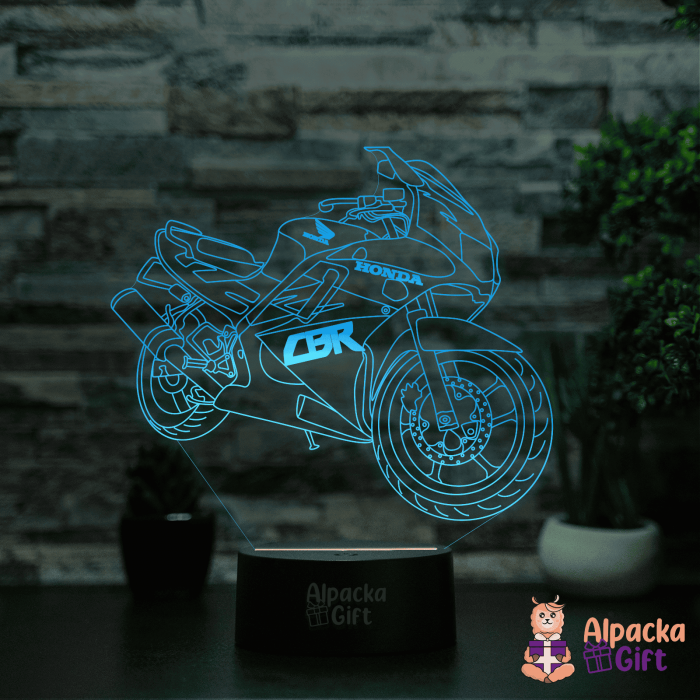 Lampă 3D - Motocicletă Honda [2]