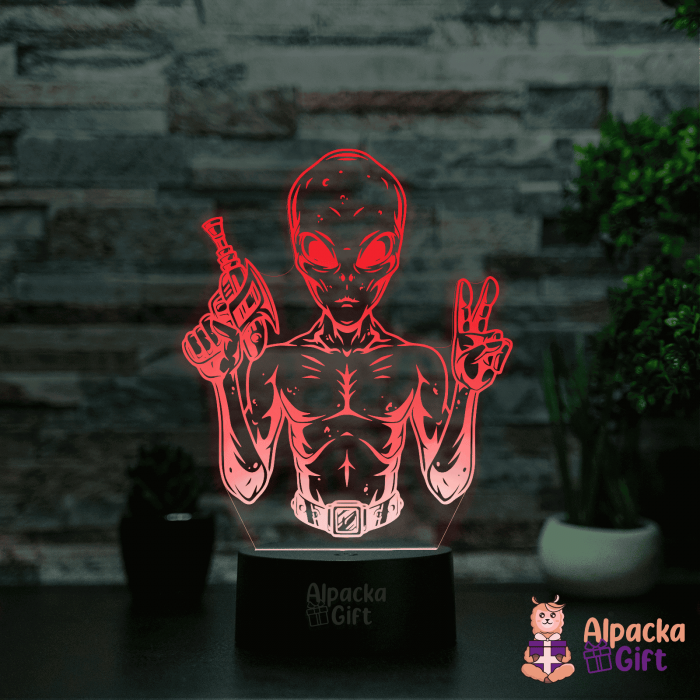 Lampă 3D - Extraterestru [3]