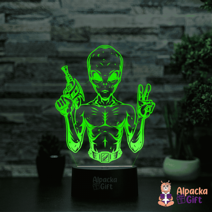 Lampă 3D - Extraterestru [2]