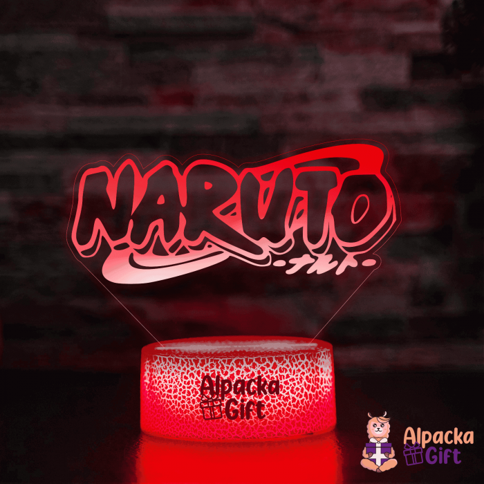 Lampă 3D - Logo Naruto [3]