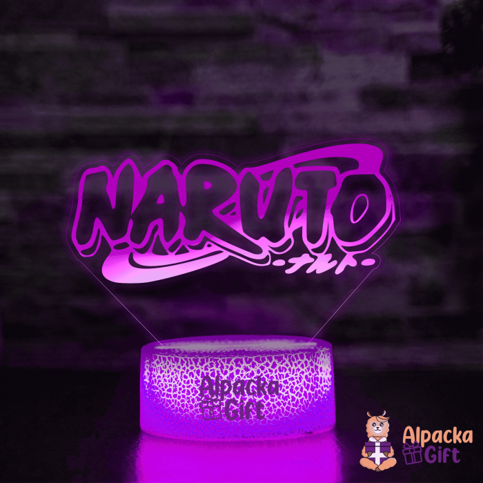 Lampă 3D - Logo Naruto [4]