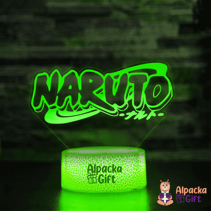 Lampă 3D - Logo Naruto [2]