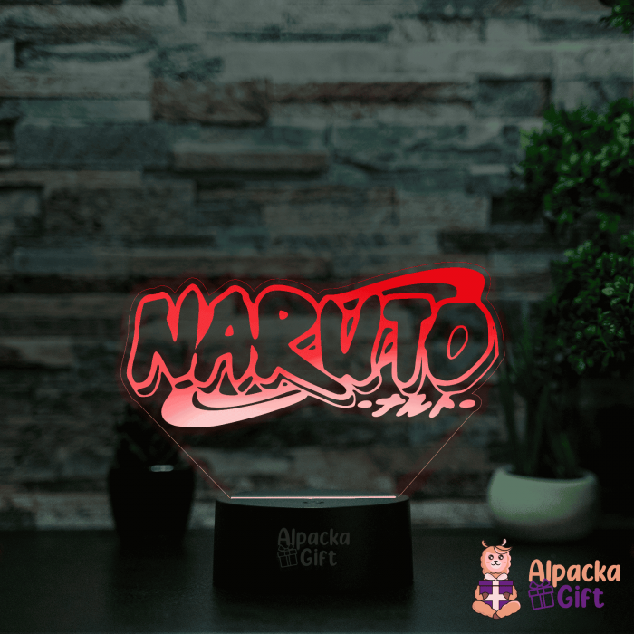 Lampă 3D - Logo Naruto [3]
