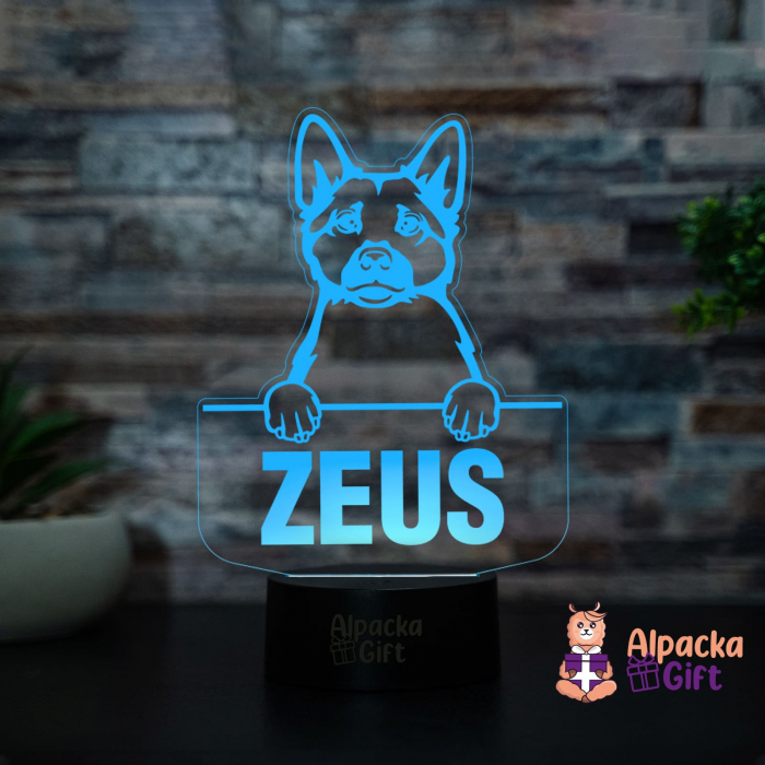 Lampă 3D - Norwegian Buhund [2]