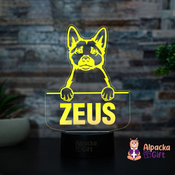 Lampă 3D - Norwegian Buhund [3]