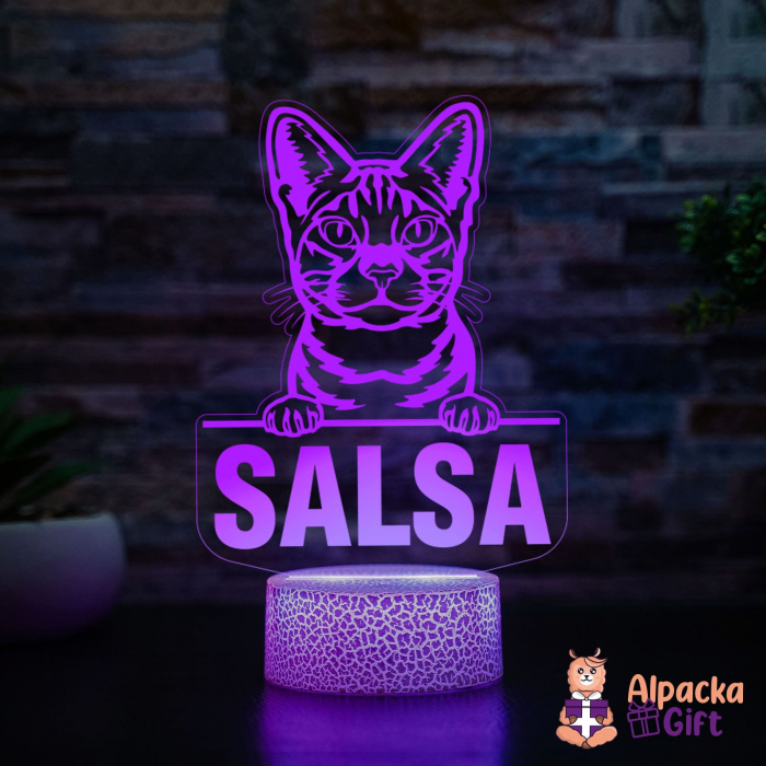 Lampă 3D - Ocicat [3]