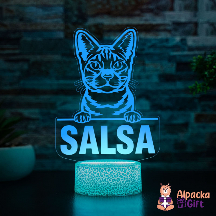 Lampă 3D - Ocicat [2]