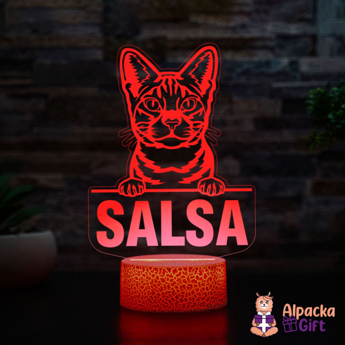 Lampă 3D - Ocicat [5]