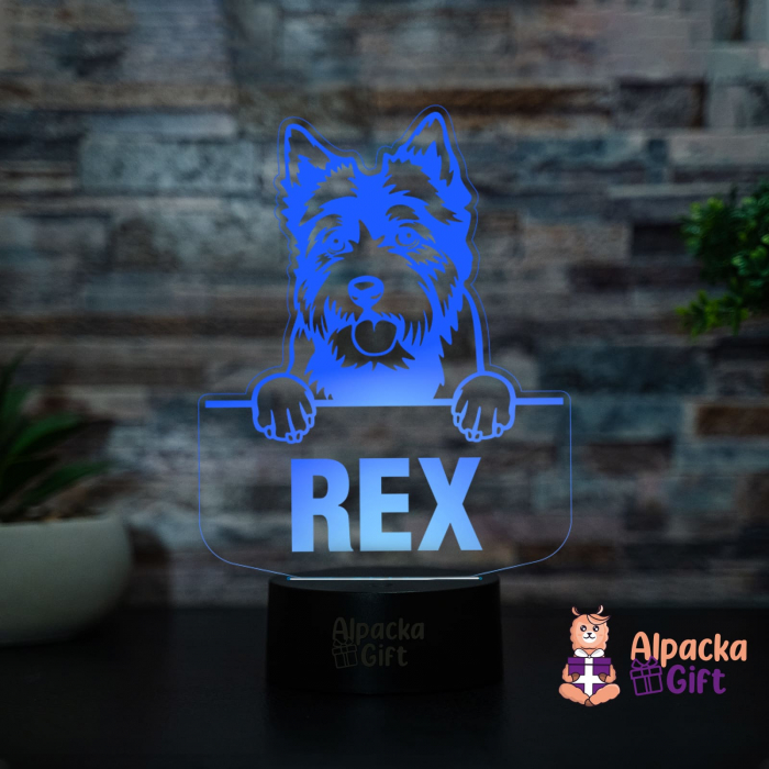 Lampă 3D - Norwich Terrier [4]