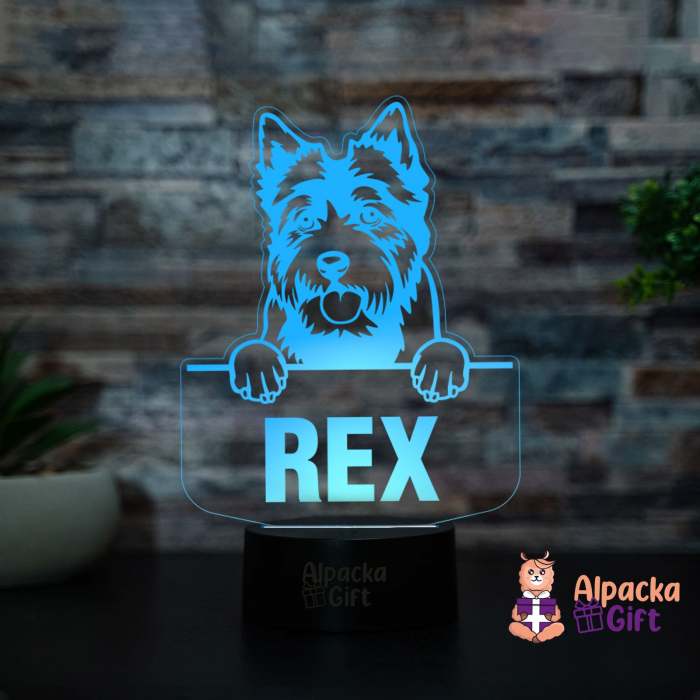 Lampă 3D - Norwich Terrier [2]