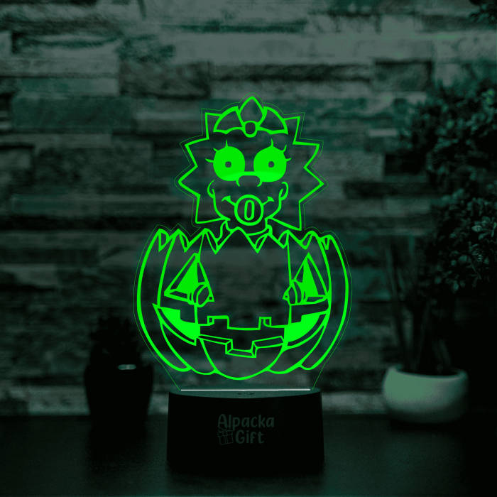 Lampa 3D - Maggie Simpson [5]