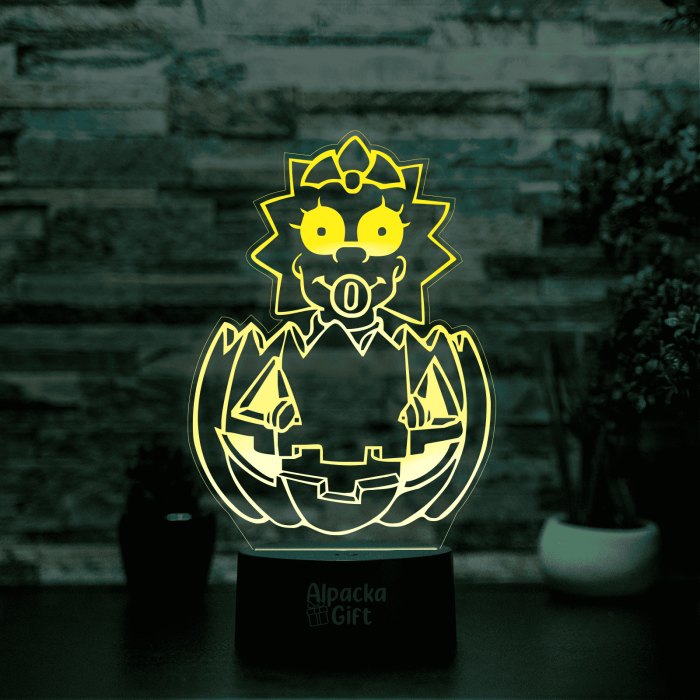 Lampa 3D - Maggie Simpson [2]