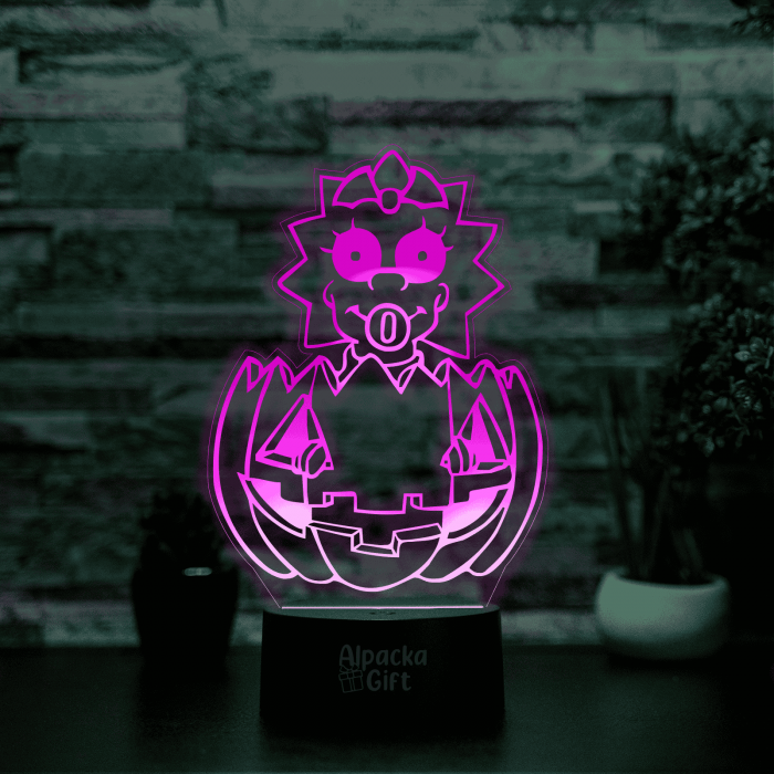 Lampa 3D - Maggie Simpson [3]