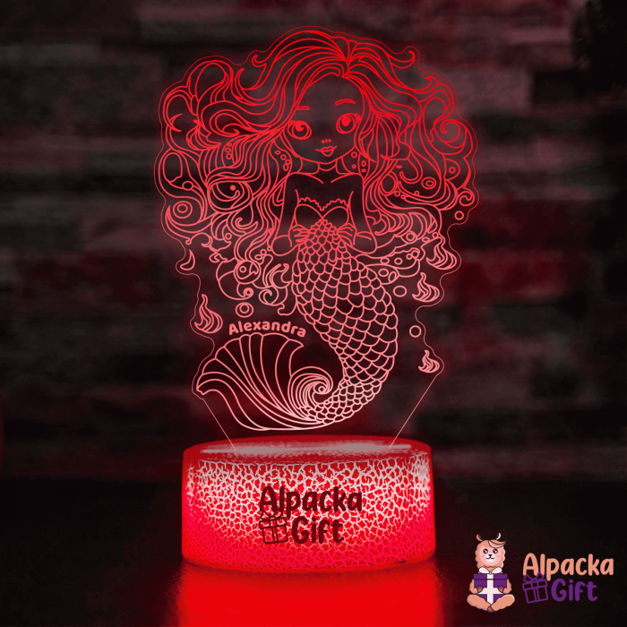 Lampa 3D - Sirenă [3]