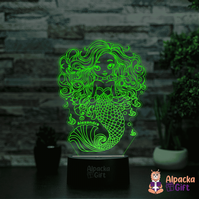 Lampa 3D - Sirenă [2]