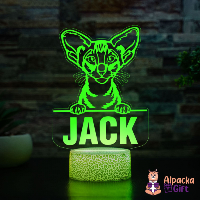 Lampă - 3D Oriental Shorthair Shortcut [3]
