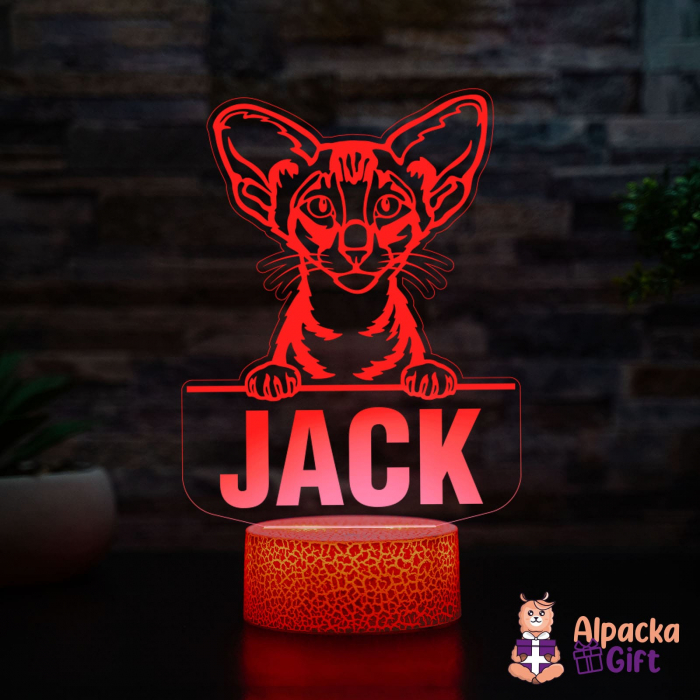 Lampă - 3D Oriental Shorthair Shortcut [5]