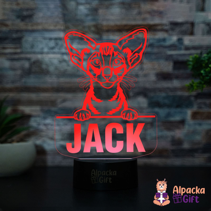 Lampă - 3D Oriental Shorthair Shortcut [3]