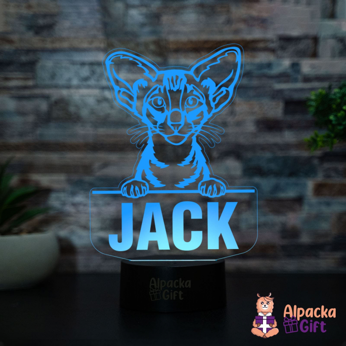 Lampă - 3D Oriental Shorthair Shortcut [2]